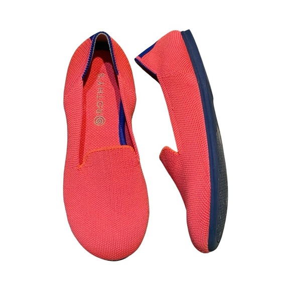 Rothy's The Kids Loafer in Flamingo - Picture 2 of 4